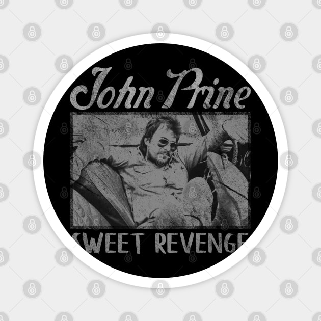 John Prine Sweet Revenge Magnet by kilshamy